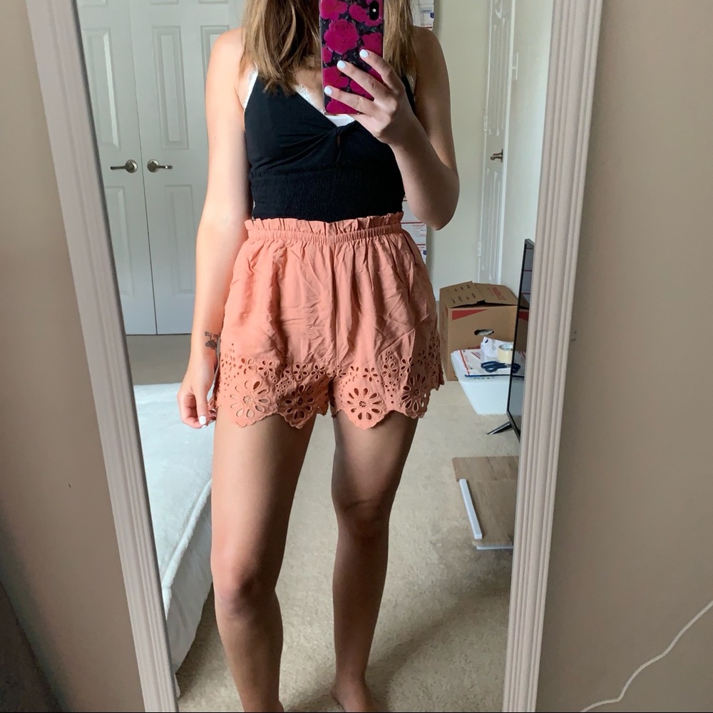 American Eagle Eyelet Soft Shorts